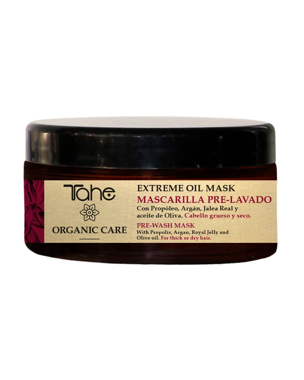 Tahe Organic Care Masque de prélavage extrème oil Cheveux épais et secs 300ml