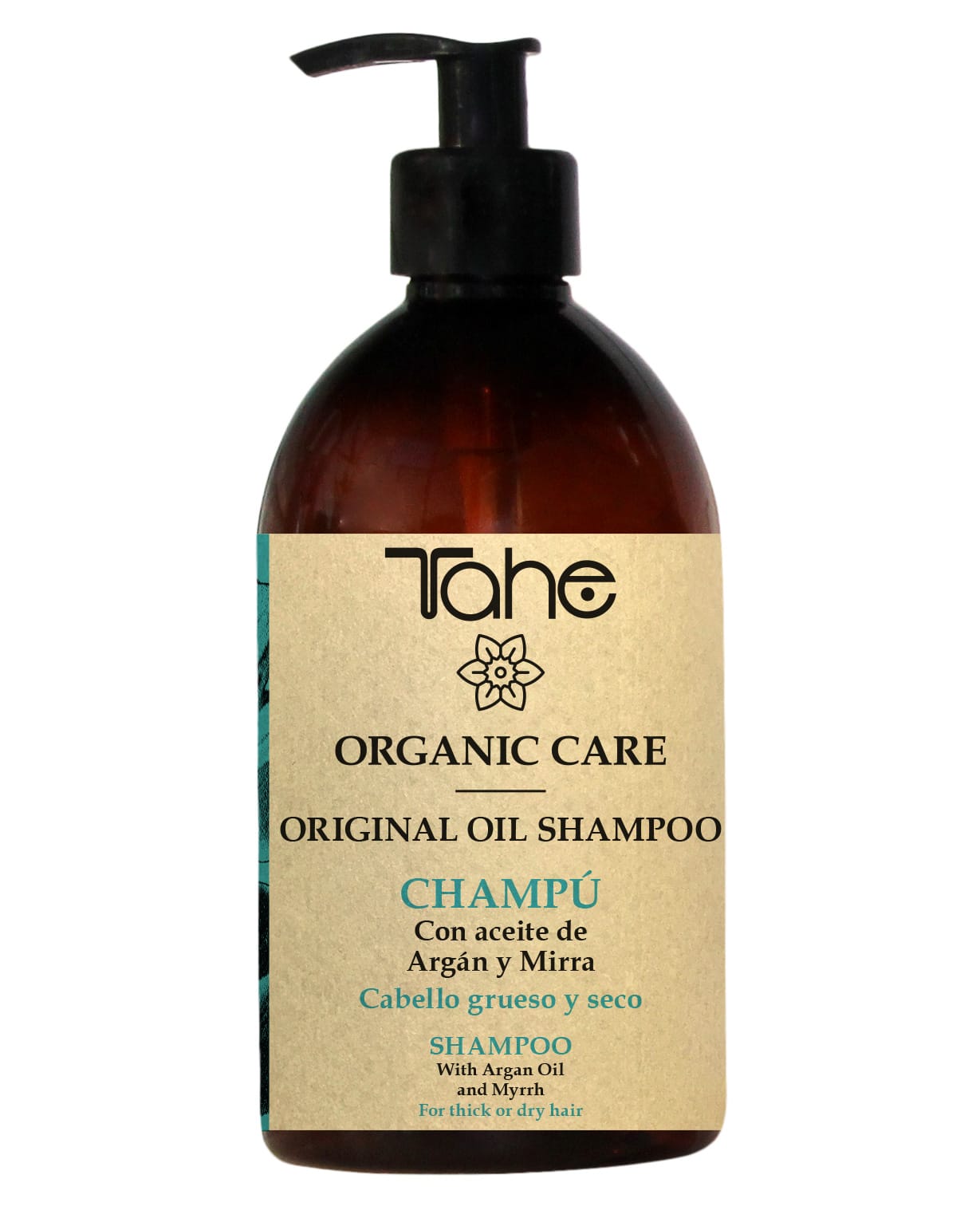 Tahe Organic Care Shampooing Original Oil cheveux épais et secs 500ml