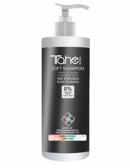 Tahé crème de lavage shampooing doux sans mousse cheveux bouclés